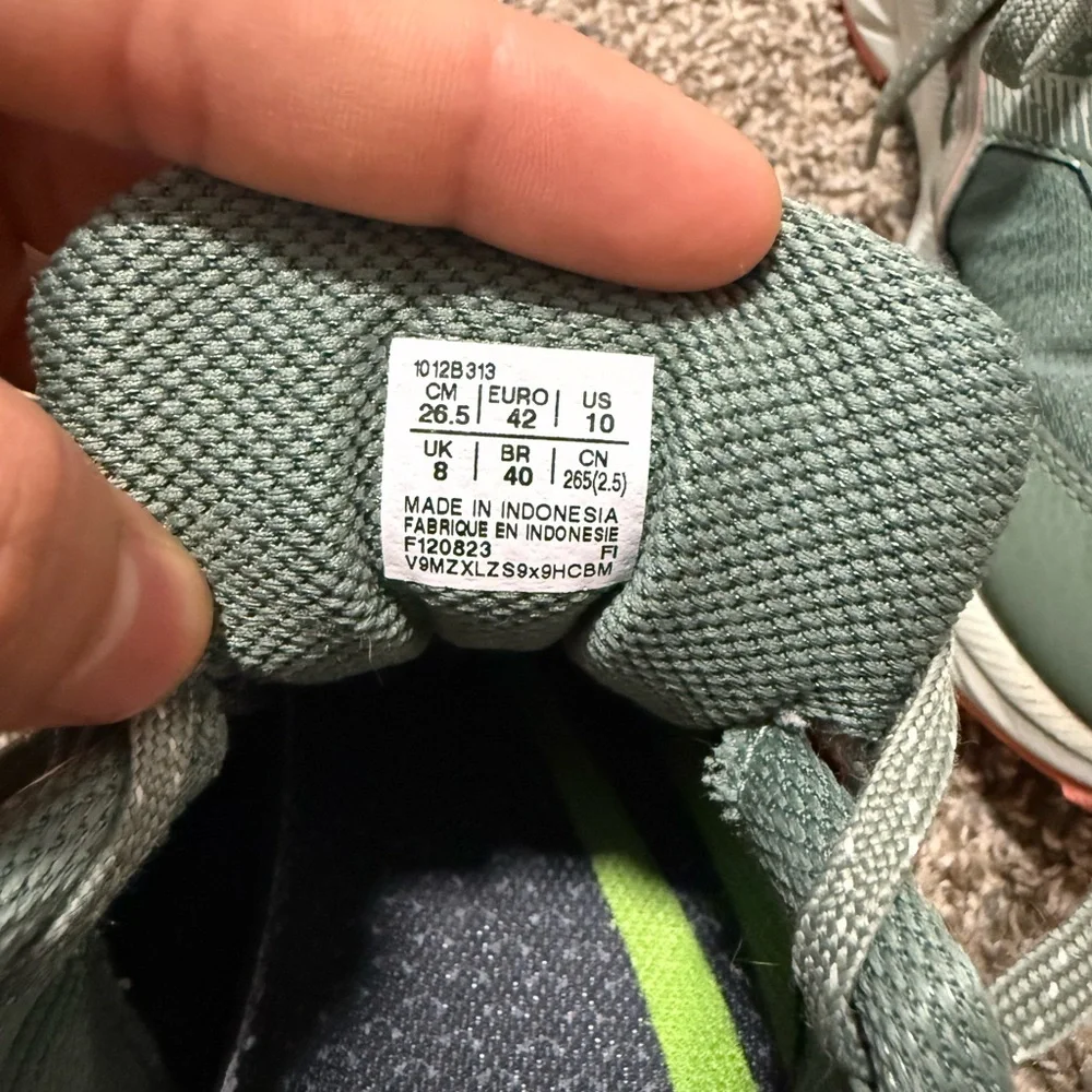 Asics gel-venture 9 Women's Trail Running Shoes - Olive Green with  Coral - Picture 8 of 8